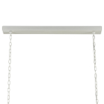 Люстра белая прямоугольная с абажурами в виде цветков тюльпана White Tulips варинант исполнения - 6 | Loft Concept в Грозном