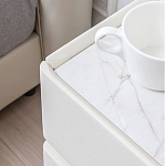 Умная прикроватная тумба с беспроводной зарядкой и подсветкой Smart Bedside Table варинант исполнения - 3 | Loft Concept в Грозном