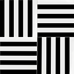 Дизайнерская плитка с узором Вертикаль варинант исполнения - 1 | Loft Concept в Грозном