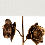 Бра с  каркасом в виде цветков розы и тканевым абажуром Flowers and Fox Roses варинант исполнения - 2 | Loft Concept в Грозном