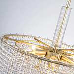 Люстра многоярусная с каскадами кристаллов Crystal Rains варинант исполнения - 4 | Loft Concept в Грозном