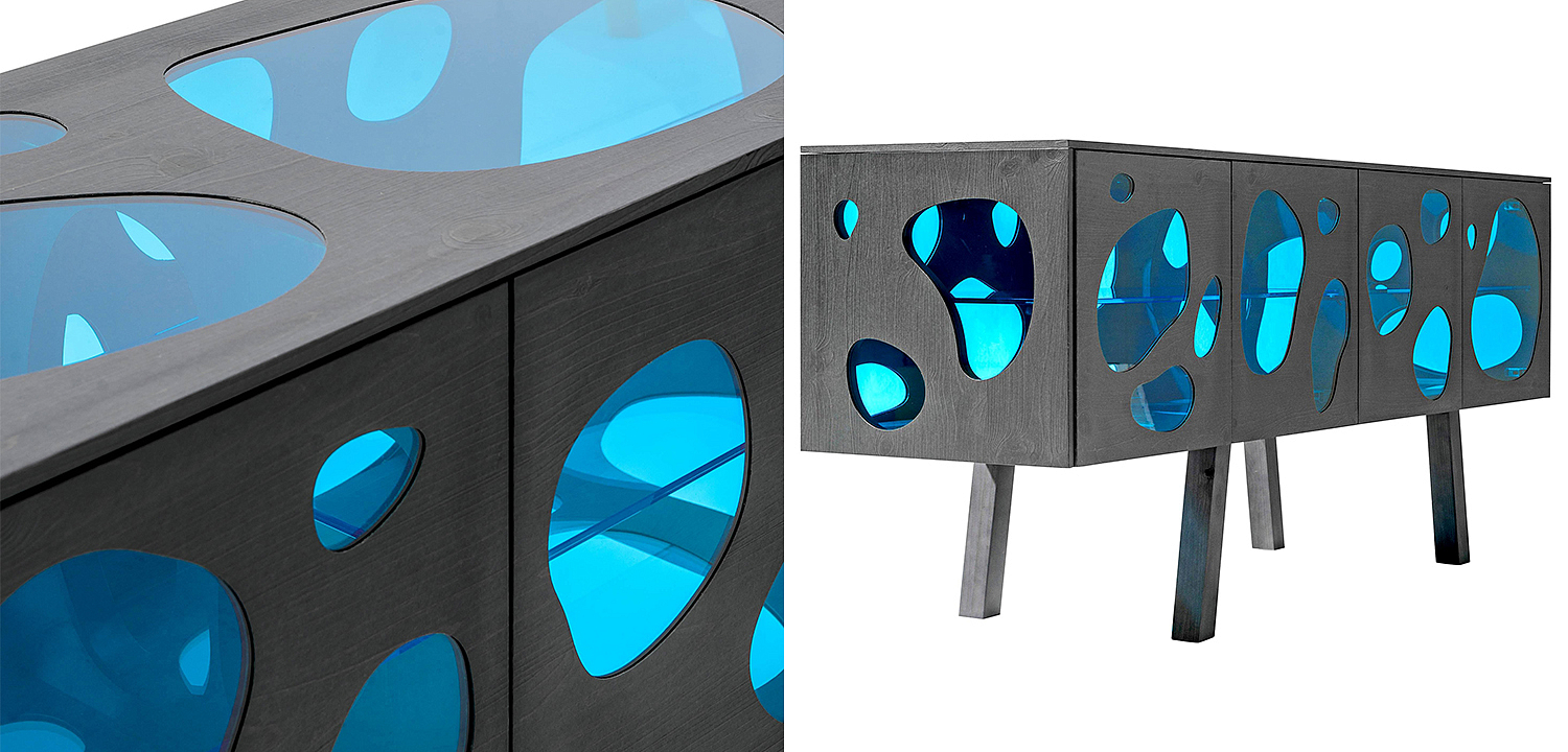 Комод Campana Brothers Sideboard Aquario Prototype Glass and Wood by BD - Loft-Concept в Грозном
