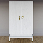 Платяной шкаф Elsa Dreams White с 2-мя фасадами варинант исполнения - 5 | Loft Concept в Грозном