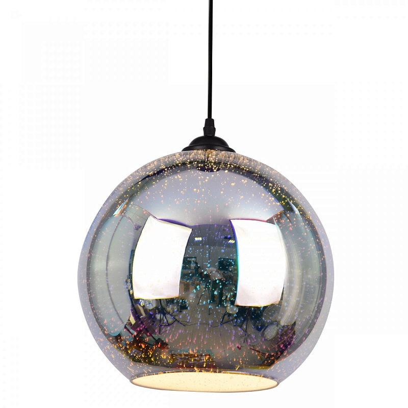 Подвесной светильник Drops Sphere disco Glass Pendant Lamp 30 Серый (Gray) Подвесной светильник Drops Sphere disco Glass Pendant Lamp 30 Серый (Gray) в Грозном | Loft Concept