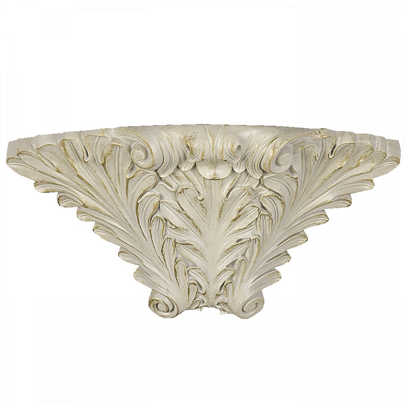 Бра Stucco Molding Corner ivory ( слоновая кость ) Золотой Бежевый Бра Stucco Molding Corner ivory ( слоновая кость ) Золотой Бежевый в Грозном | Loft Concept
