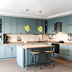 Подвесной светильник со стеклянном плафоном в форме бокала Kaleido варинант исполнения - 33 | Loft Concept в Грозном