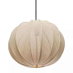 Подвесной светильник с бежевым тканевым абажуром Modern Textured Table Lamp варинант исполнения - 2 | Loft Concept в Грозном