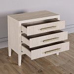 Тумба Primo  с тремя ящиками шпон Светлый дуб варинант исполнения - 4 | Loft Concept в Грозном