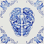 Плитка с узором Мозг варинант исполнения - 2 | Loft Concept в Грозном