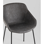 Стул Ashby экокожа серый варинант исполнения - 3 | Loft Concept в Грозном