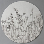 Панно Серые цветы варинант исполнения - 1 | Loft Concept в Грозном