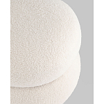 Пуф Полли S тедди белый варинант исполнения - 4 | Loft Concept в Грозном