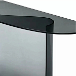 Консоль дымчатого цвета с изогнутым основанием Arabesque варинант исполнения - 1 | Loft Concept в Грозном