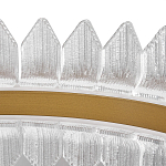 Люстра круглая с декоративными элементами в виде лепестков Round Light Flashing варинант исполнения - 8 | Loft Concept в Грозном