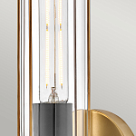 Бра для ванных комнат с прозрачным цилиндрическим плафоном на круглом основании Hinkley варинант исполнения - 4 | Loft Concept в Грозном