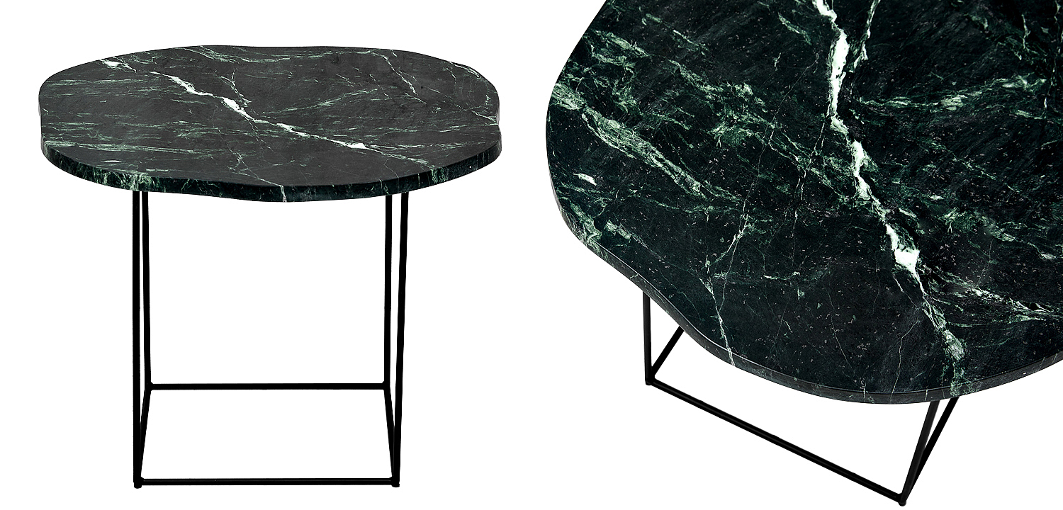 Кофейный стол с зелёной мраморной столешницей Gillespie Coffee Table Кофейный стол с зелёной мраморной столешницей Gillespie Coffee Table - Loft-Concept в Грозном