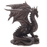 Декоративная статуэтка Дракон Dragon Brown Statuette варинант исполнения - 1 | Loft Concept в Грозном