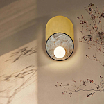 Бра с каменным диском в металлической раме Sandstone Painting варинант исполнения - 5 | Loft Concept в Грозном