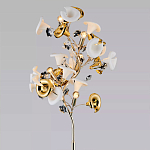Торшер в виде белых и золотых цветов каллы Refined Taste of Light варинант исполнения - 2 | Loft Concept в Грозном