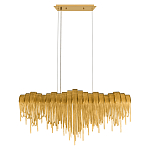 Люстра подвесная с металлическими дугами и длинными цепочками 115 см Atlantis Chain варинант исполнения - 4 | Loft Concept в Грозном