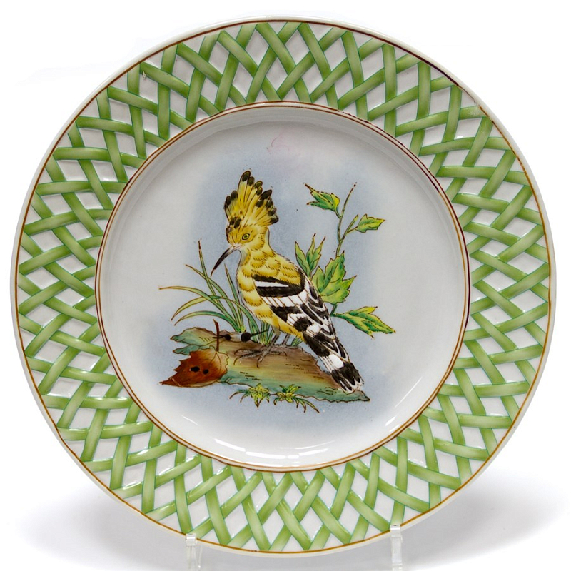 Тарелка настенная Crested Bird Мульти Бронза Тарелка настенная Crested Bird Мульти Бронза в Грозном | Loft Concept