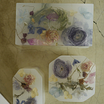 Шкатулка из эпоксидной смолы с цветами белая Epoxy Resin Flowers Box White варинант исполнения - 3 | Loft Concept в Грозном