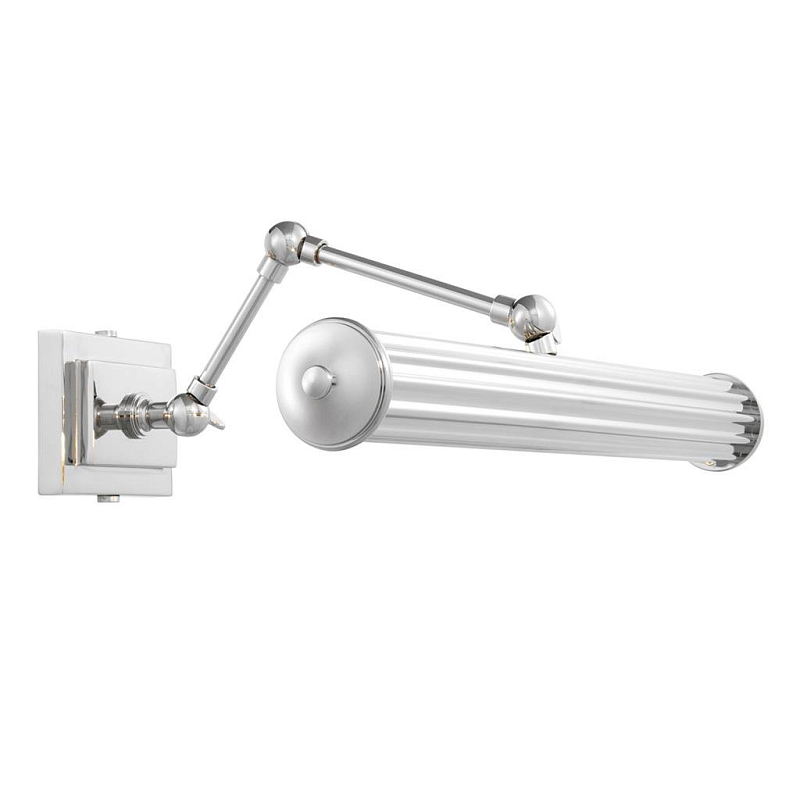 Бра Eichholtz Wall Lamp Luca L Nickel Никель Бра Eichholtz Wall Lamp Luca L Nickel Никель в Грозном | Loft Concept