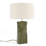 Настольная лампа из керамики и льна Brighter than the Stars варинант исполнения - 2 | Loft Concept в Грозном