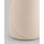 Пуф Loreen со спинкой вращающийся велюр молочный варинант исполнения - 3 | Loft Concept в Грозном