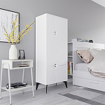 Комод белый с 4-мя дверцами на металлических ножках SPARK MULTIPURPOSE CABINET WHITE варинант исполнения - 2 | Loft Concept в Грозном