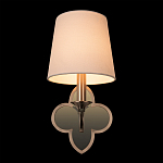 Бра с белым текстильным абажуром и фигурным основанием с зеркальной вставкой Vitorino варинант исполнения - 25 | Loft Concept в Грозном