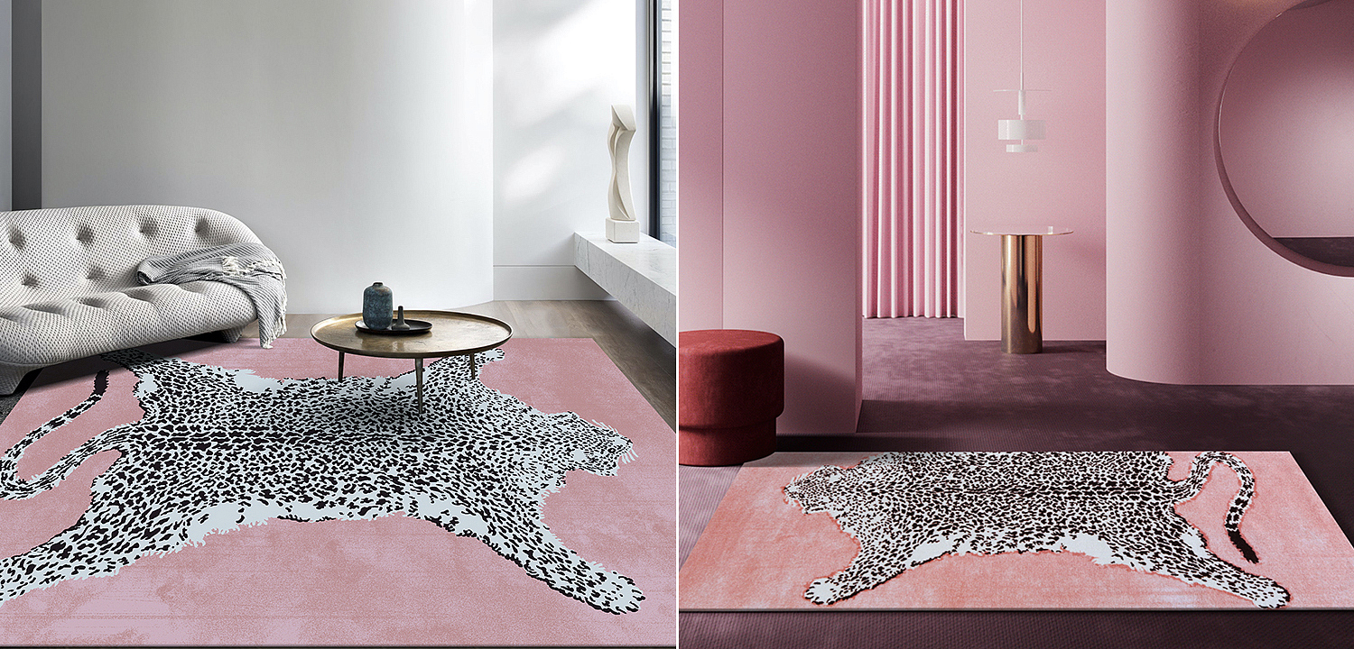 Ковер Colored Beasts pink Ковер Colored Beasts pink - Loft-Concept в Грозном