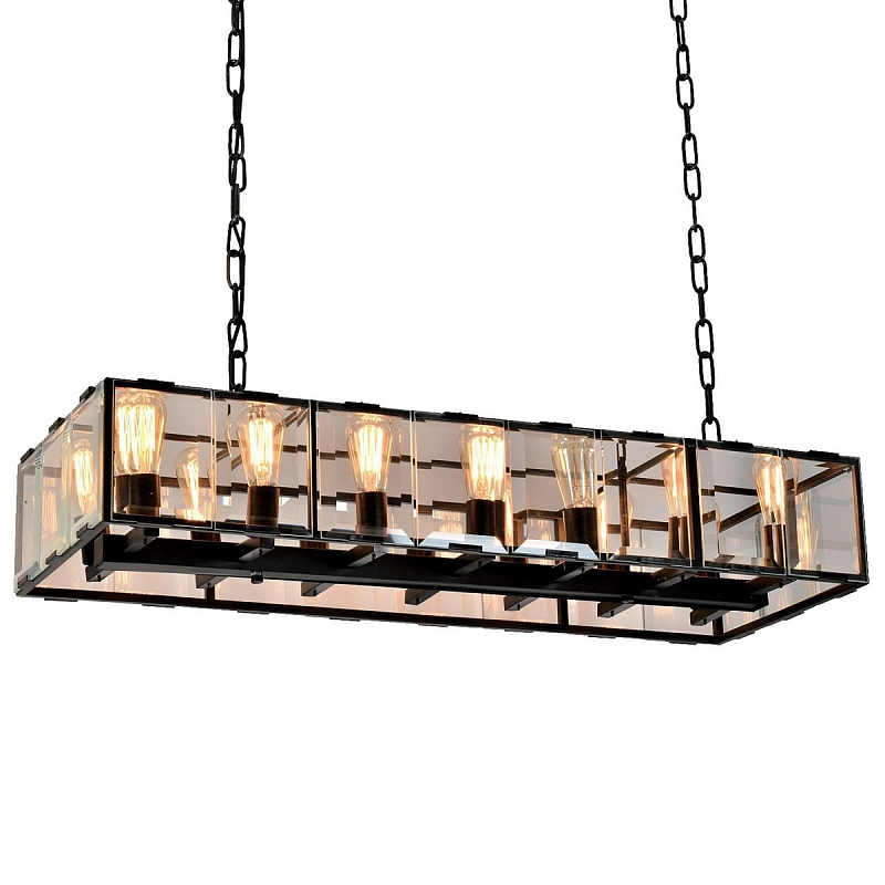 Люстра Harlow Crystal SQUARE Chandelier 14 Черный Люстра Harlow Crystal SQUARE Chandelier 14 Черный в Грозном | Loft Concept