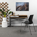 Стол рабочий в стиле лофт с ящиком и нишей для хранения Urban Style Space варинант исполнения - 4 | Loft Concept в Грозном