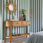 Консоль из плетеного ротанга с ящиками Armelle Rattan Console варинант исполнения - 5 | Loft Concept в Грозном