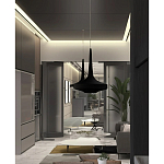 Подвесной вязаный черный светильник «Лампа Марракеша» варинант исполнения - 4 | Loft Concept в Грозном