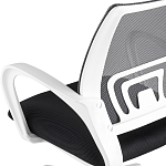 Офисное кресло с основанием из белого пластика Desk chairs Black варинант исполнения - 7 | Loft Concept в Грозном