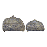 Набор из двух шкатулок с эффектом патинирования Austronesian Caskets варинант исполнения - 1 | Loft Concept в Грозном