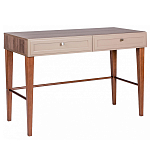 Стол письменный из массива бука с 2-мя ящиками бежевый Wenge Light варинант исполнения - 1 | Loft Concept в Грозном