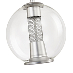 Подвесной светильник с плафоном в форме шара Inner Gleam Orb silver варинант исполнения - 5 | Loft Concept в Грозном