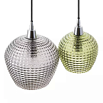 Подвесной светильник каскадный с 2-мя рельефными плафонами Cascade with Relief Lampshades варинант исполнения - 4 | Loft Concept в Грозном