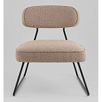 Кресло лаунж Kate букле капучино варинант исполнения - 4 | Loft Concept в Грозном