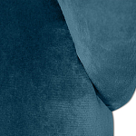 Барный стул вращающийся со спинкой Синий Велюр Vendramin Chair варинант исполнения - 3 | Loft Concept в Грозном