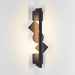 Светодиодное бра черного цвета Suprematism Ice Crack варинант исполнения - 3 | Loft Concept в Грозном