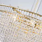 Люстра многоярусная с каскадами кристаллов Crystal Rains варинант исполнения - 5 | Loft Concept в Грозном