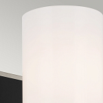  Бра с прямоугольным черным основанием и белым матовым цилиндрическим плафоном Kichler варинант исполнения - 5 | Loft Concept в Грозном