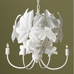 Люстра белая в виде цветков шиповника White Rosehip Flower варинант исполнения - 3 | Loft Concept в Грозном