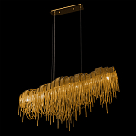 Люстра подвесная с металлическими дугами и длинными цепочками 115 см Atlantis Chain варинант исполнения - 7 | Loft Concept в Грозном