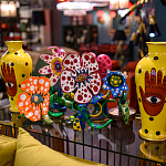 Декоративная статуэтка Yayoi Kusama Flowers that Bloom at Midnight Pink варинант исполнения - 4 | Loft Concept в Грозном