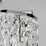 Потолочный светильник круглый с прозрачными подвесками Lunet варинант исполнения - 13 | Loft Concept в Грозном